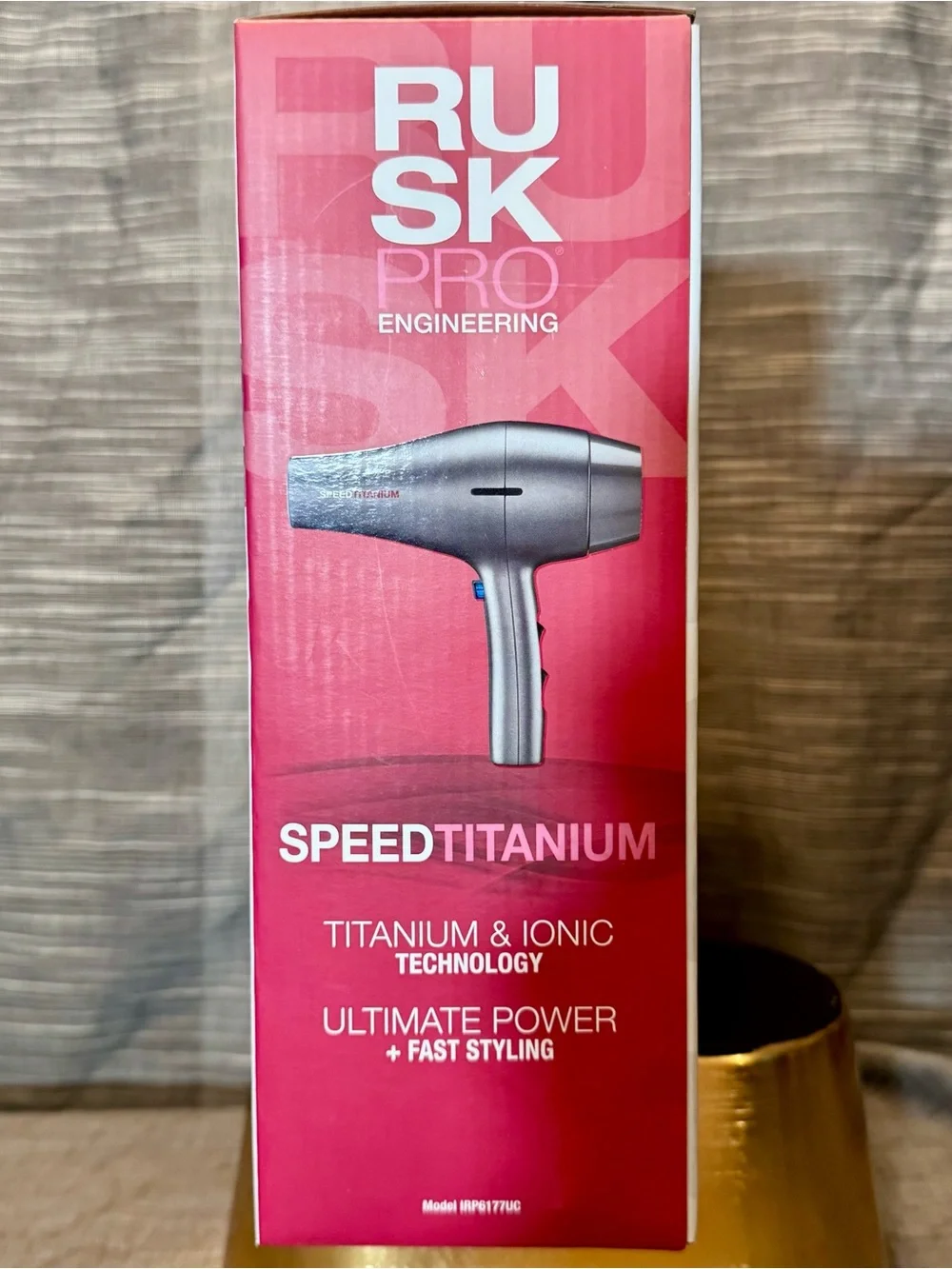RUSK Pro Speed Titanium Hair Dryer - Silver